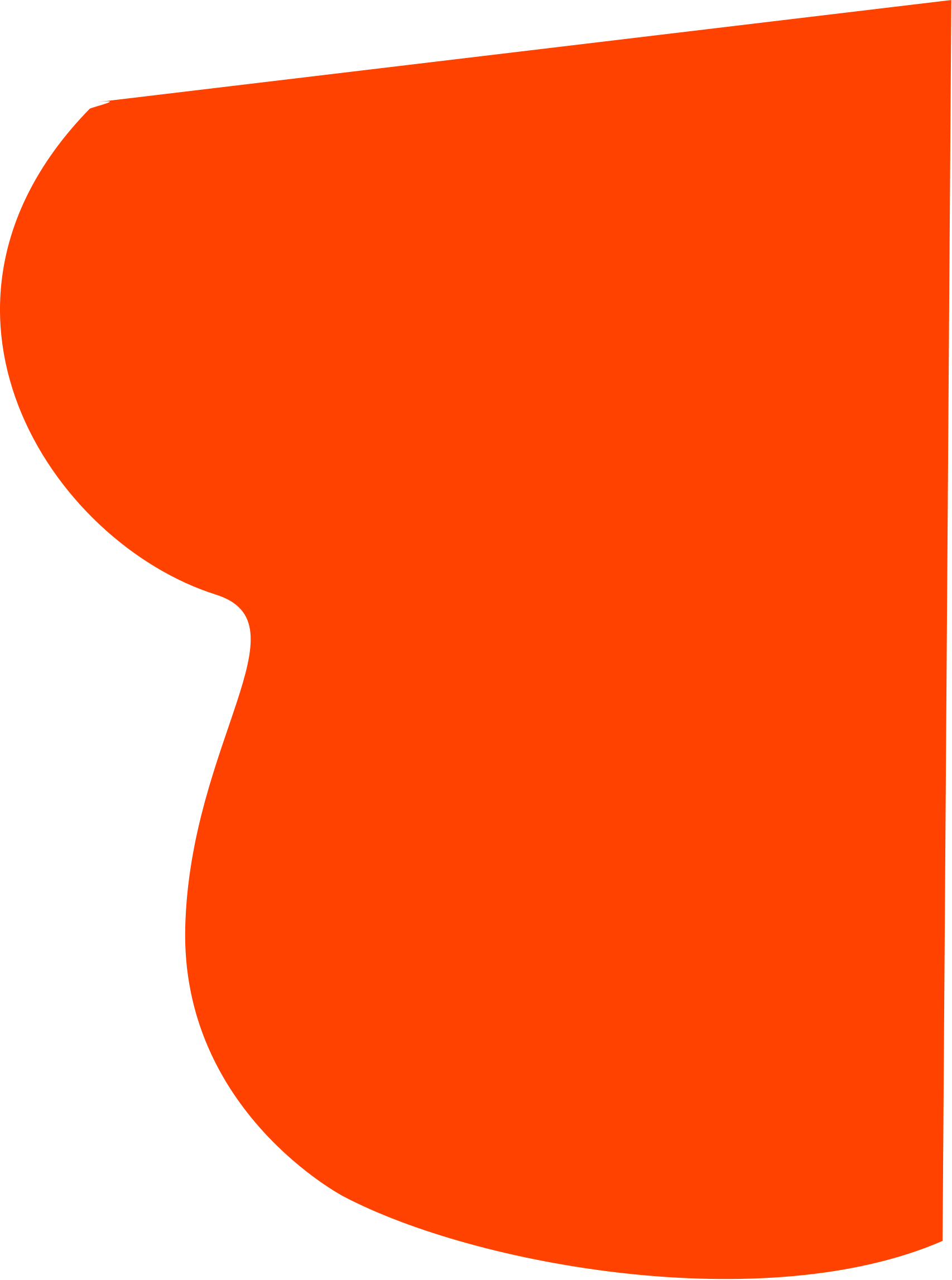 Forma laranja decorativa